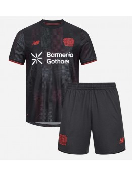Bayer Leverkusen Replika Hemmakläder Barn 2025-26 Kortärmad (+ byxor)